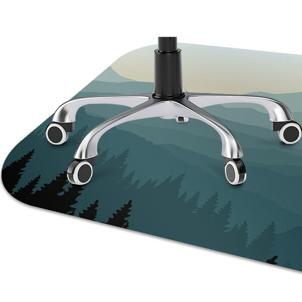 Tapis bureau Vue sur la montagne