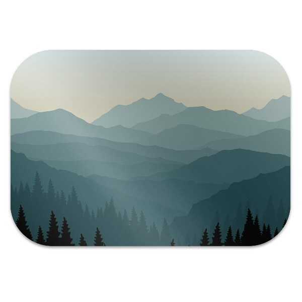 Tapis bureau Vue sur la montagne