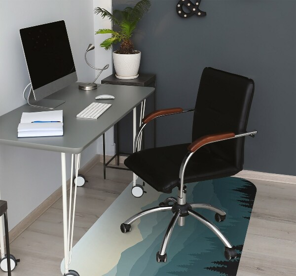 Tapis bureau Vue sur la montagne