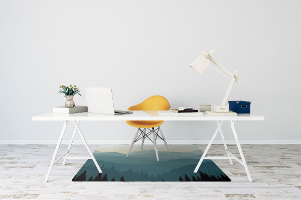 Tapis bureau Vue sur la montagne