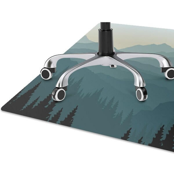 Tapis bureau Vue sur la montagne