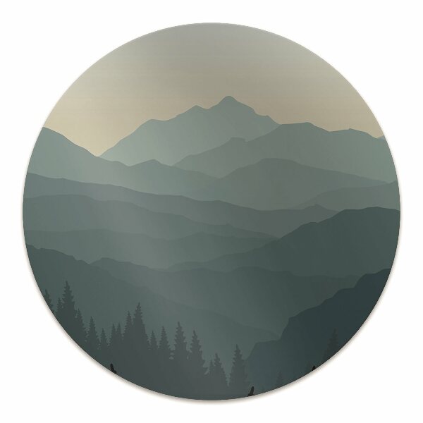 Tapis bureau Vue sur la montagne