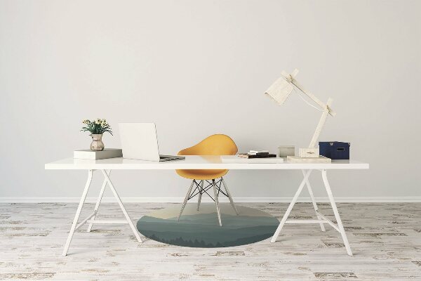 Tapis bureau Vue sur la montagne