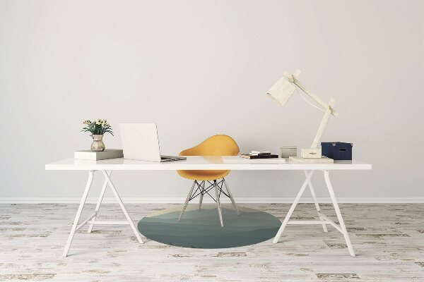 Tapis de chaise de bureau forêt