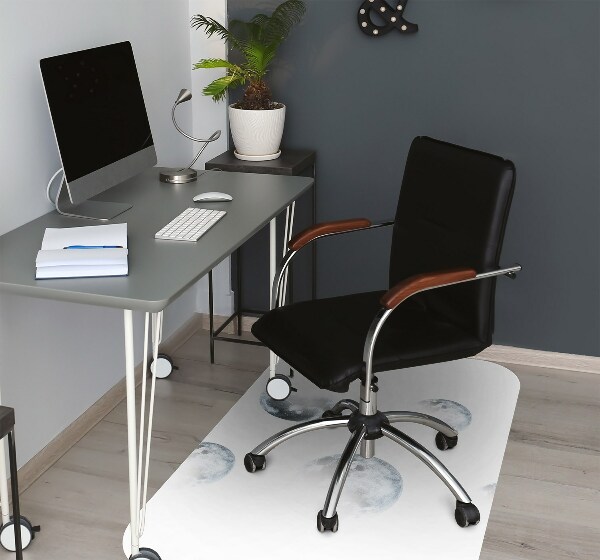 Tapis pour chaise de bureau Image de la lune