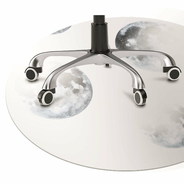 Tapis pour chaise de bureau Image de la lune