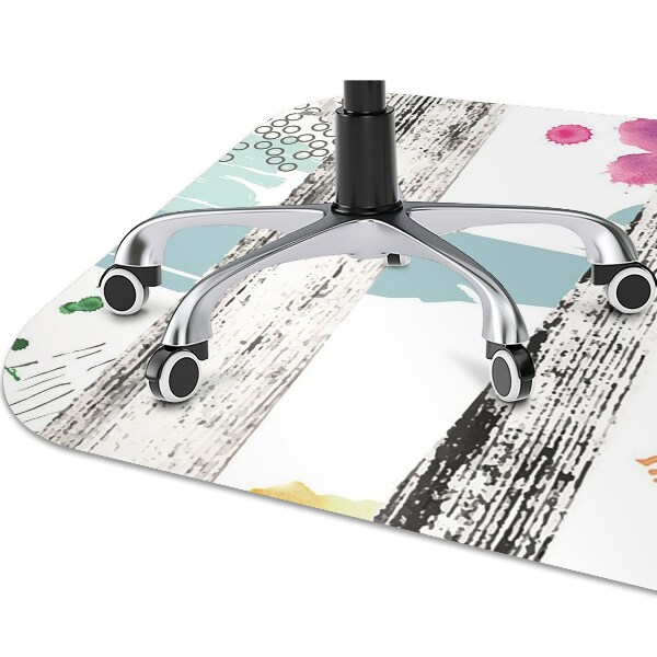 Tapis pour chaise de bureau Abstraction forestière