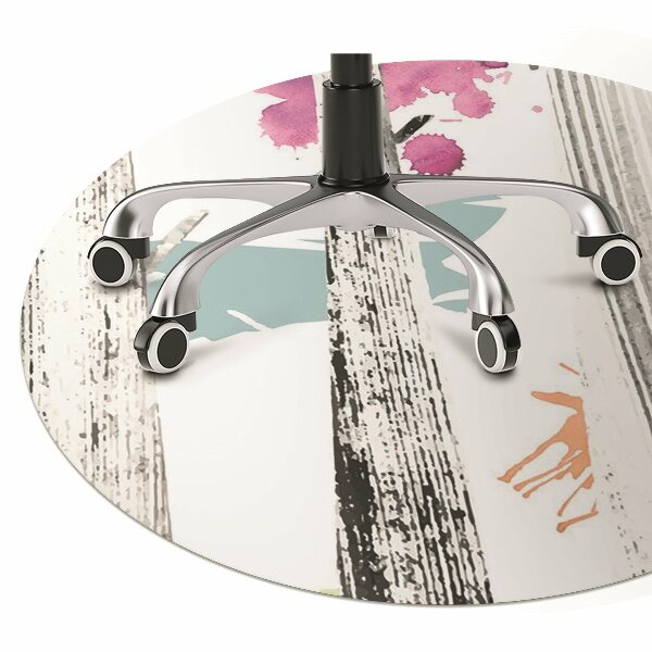 Tapis pour chaise de bureau Abstraction forestière