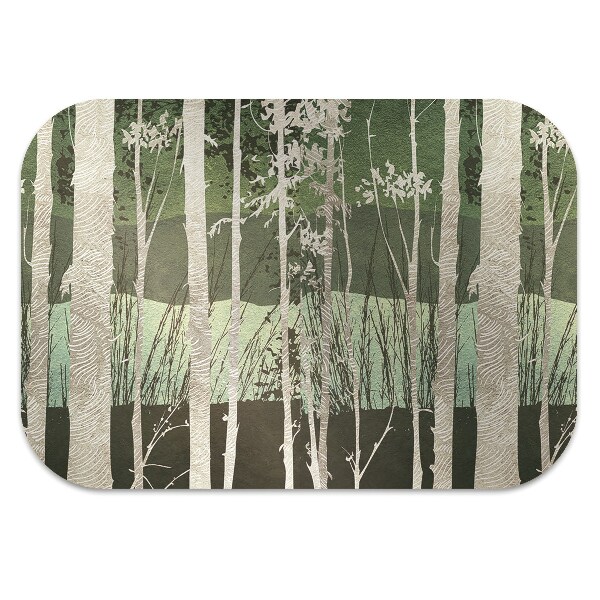 Tapis de chaise de bureau Des arbres