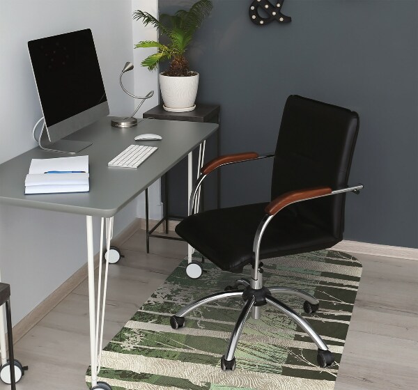 Tapis de chaise de bureau Des arbres