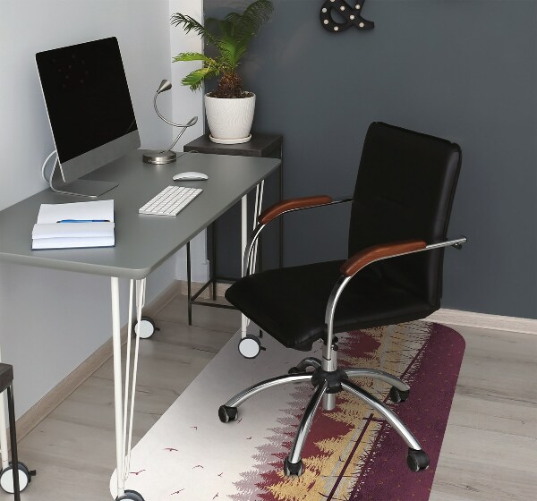 Tapis pour chaise de bureau Forêt d'automne