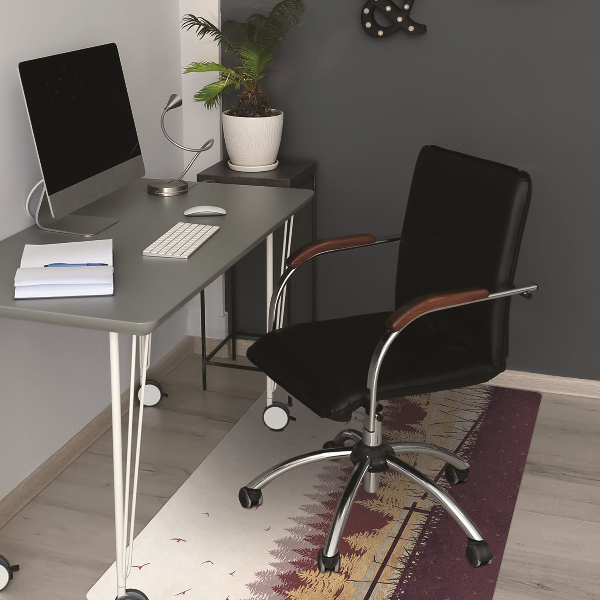 Tapis pour chaise de bureau Forêt d'automne