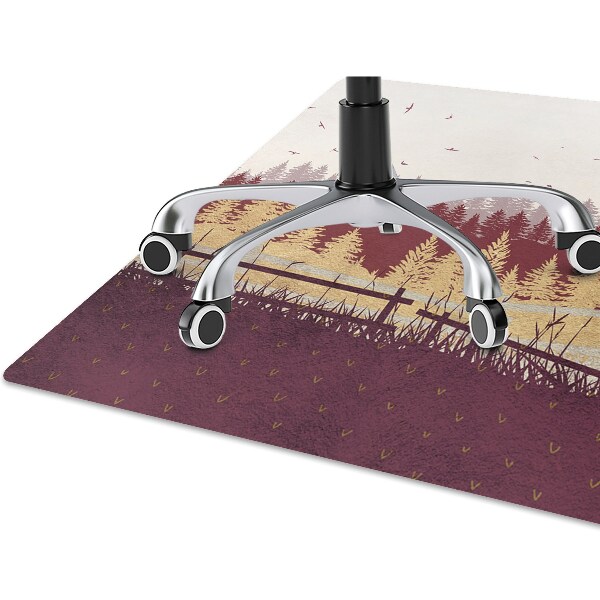 Tapis pour chaise de bureau Forêt d'automne