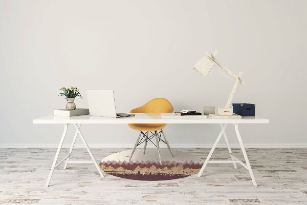 Tapis pour chaise de bureau Forêt d'automne
