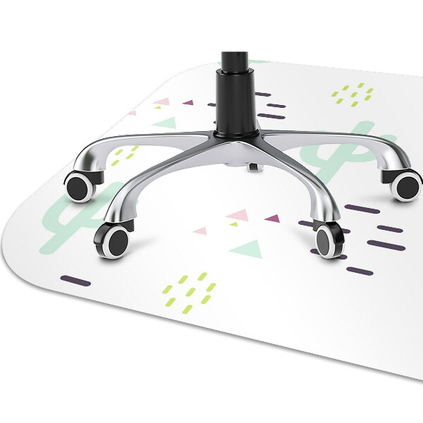 Tapis de chaise de bureau Cactus
