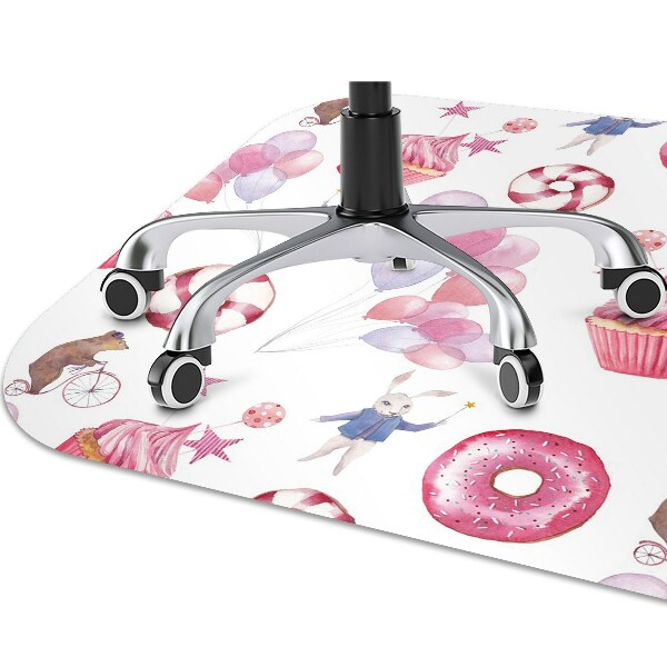 Tapis fauteuil bureau do biura Bonbons et ballons