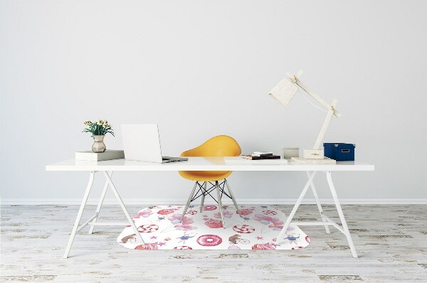 Tapis fauteuil bureau do biura Bonbons et ballons