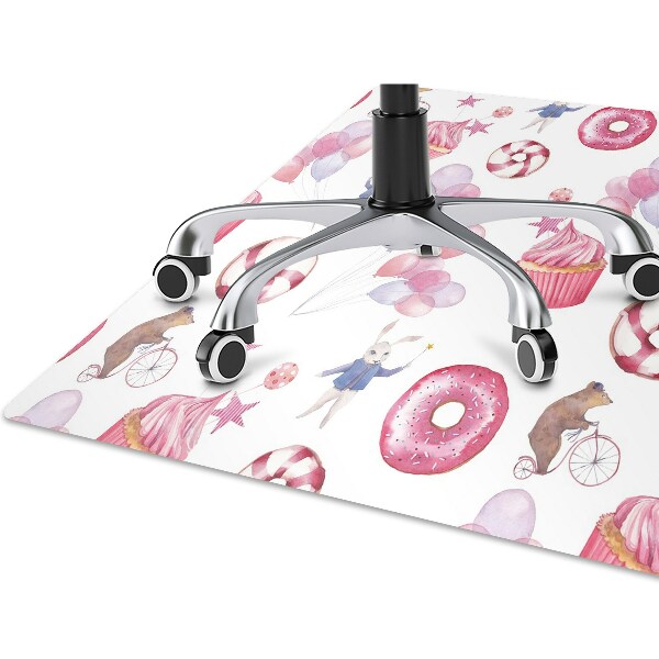 Tapis fauteuil bureau do biura Bonbons et ballons