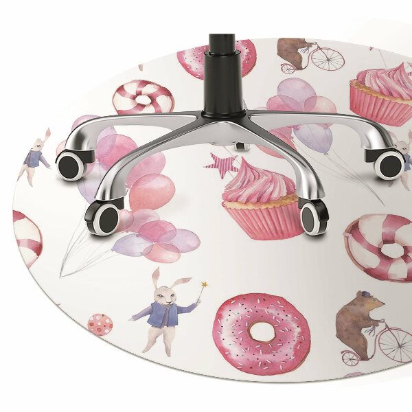 Tapis fauteuil bureau do biura Bonbons et ballons