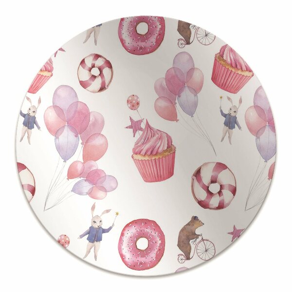 Tapis fauteuil bureau do biura Bonbons et ballons