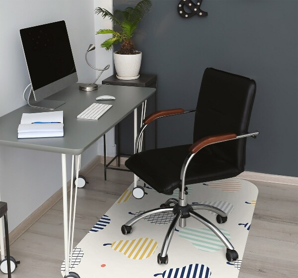 Tapis de chaise de bureau Poires
