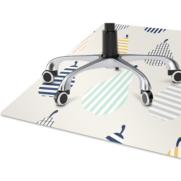 Tapis de chaise de bureau Poires