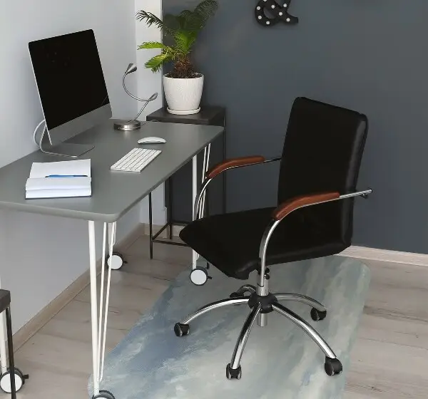Tapis fauteuil bureau do biura Nuages ​​bleus