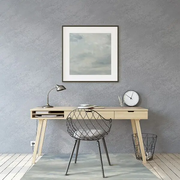 Tapis fauteuil bureau do biura Nuages ​​bleus