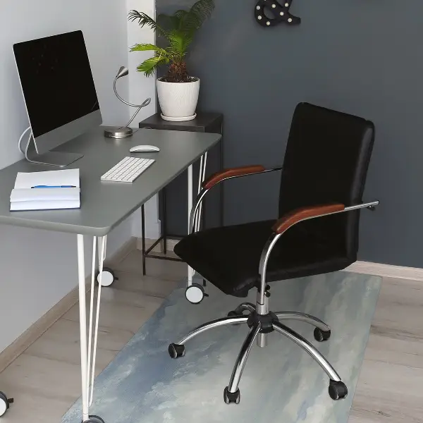 Tapis fauteuil bureau do biura Nuages ​​bleus