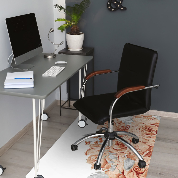 Tapis bureau Roses épanouies