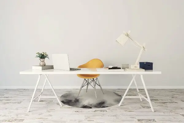 Tapis de chaise de bureau Taches d'encre