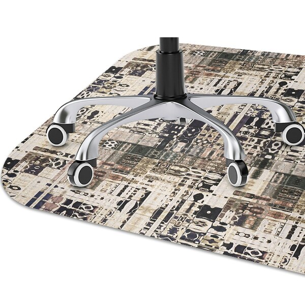 Tapis protège sol Tuiles de style boho