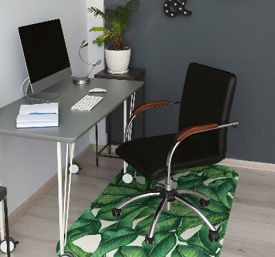 Tapis fauteuil bureau do biura Feuilles botaniques