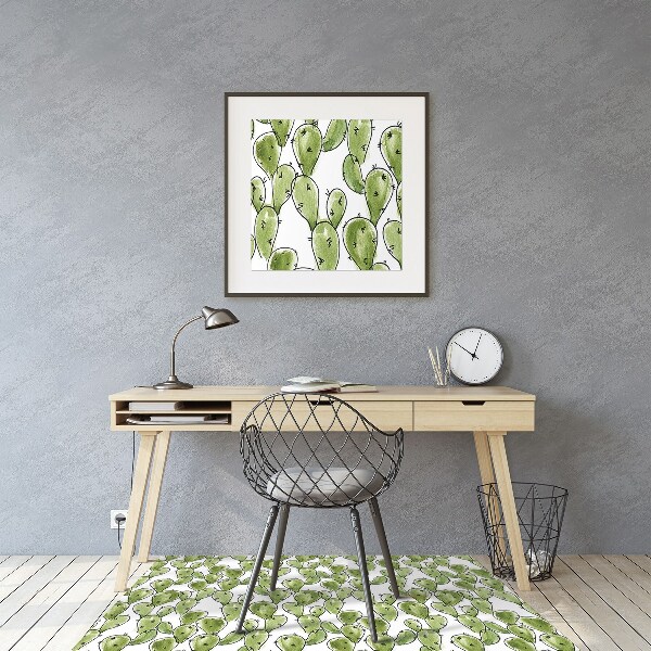 Tapis bureau Kaktus boho