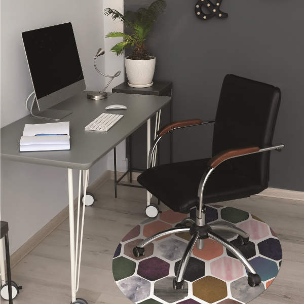 Tapis bureau Rayon de miel