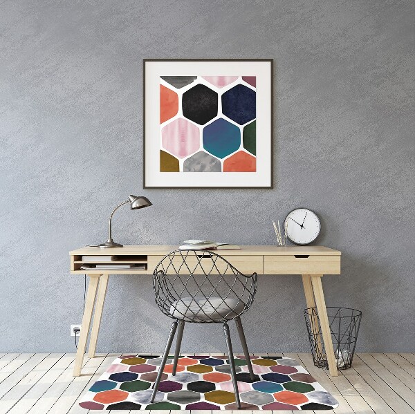 Tapis bureau Rayon de miel