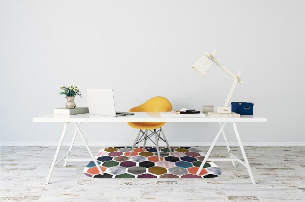 Tapis bureau Rayon de miel