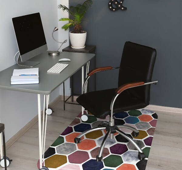 Tapis bureau Rayon de miel