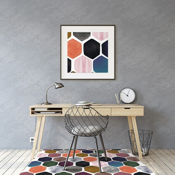 Tapis bureau Rayon de miel