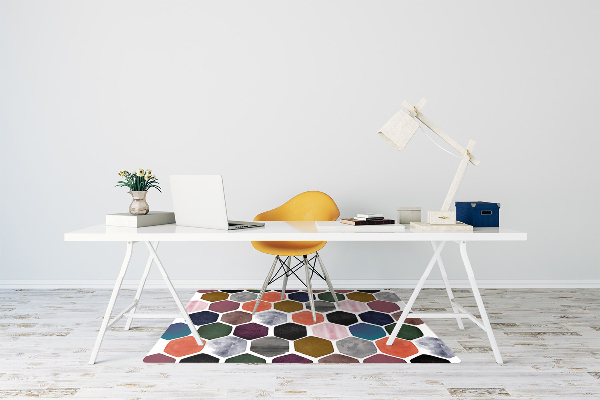 Tapis bureau Rayon de miel