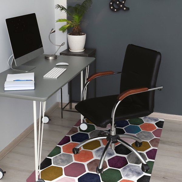 Tapis bureau Rayon de miel