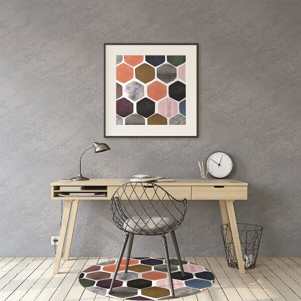 Tapis bureau Rayon de miel