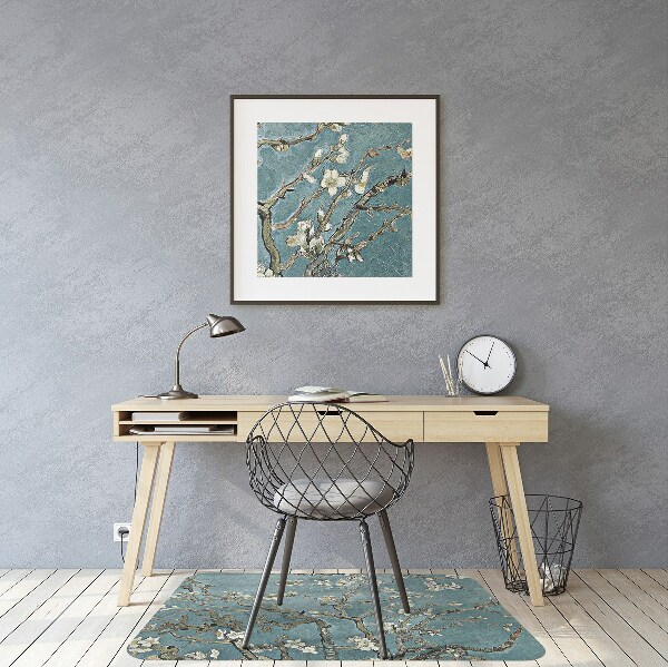 Tapis bureau fleur de cerisier