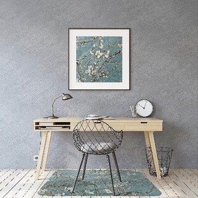 Tapis bureau fleur de cerisier