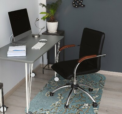 Tapis bureau fleur de cerisier