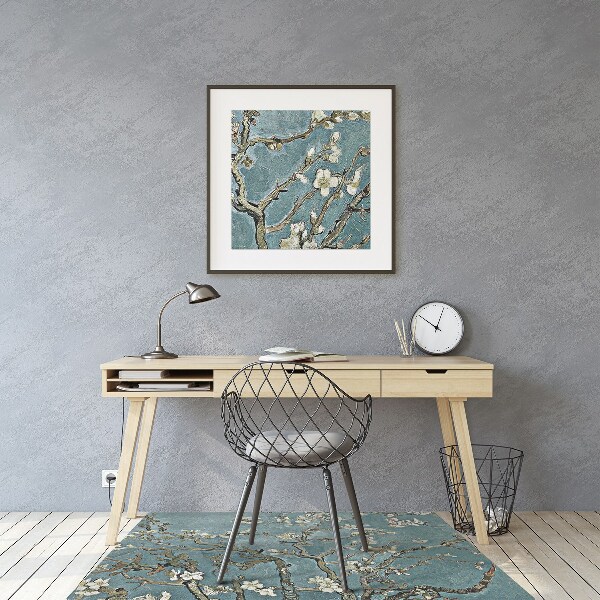 Tapis bureau fleur de cerisier