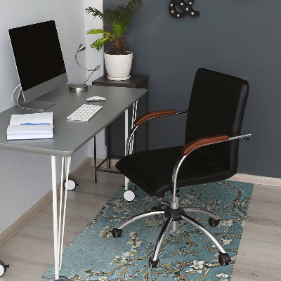 Tapis bureau fleur de cerisier