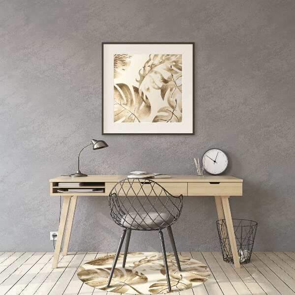 Tapis de chaise Feuilles de palmier