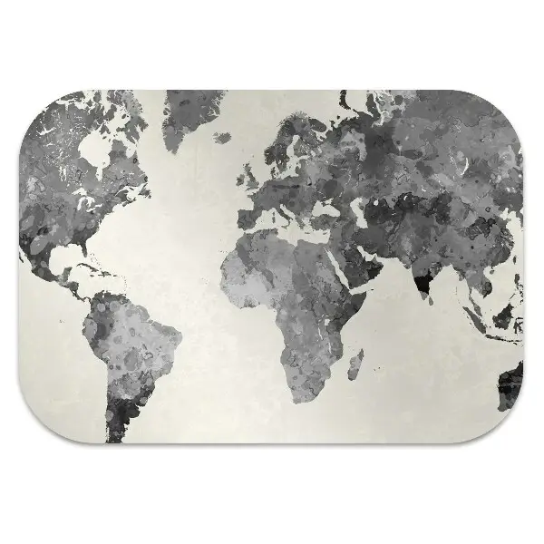 Tapis protection sol Carte du vieux monde