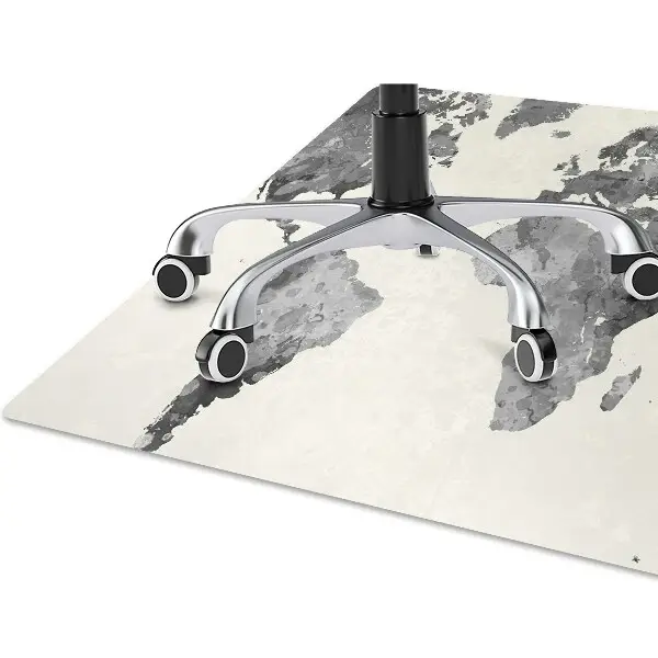 Tapis protection sol Carte du vieux monde